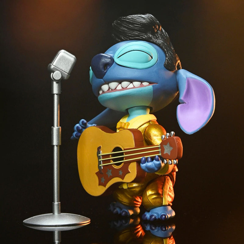 DISNEY LILO & STITCH - 7" SCALE ACTION FIGURE - ULTIMATE GOLD SUIT ELVIS STITCH