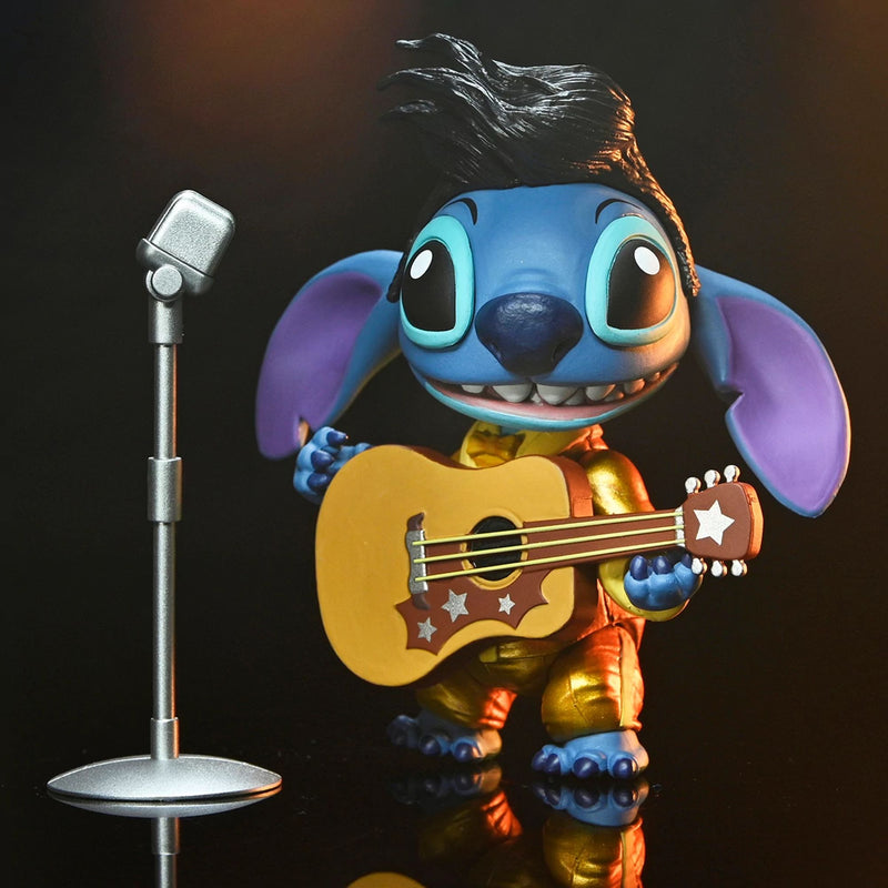 DISNEY LILO & STITCH - 7" SCALE ACTION FIGURE - ULTIMATE GOLD SUIT ELVIS STITCH