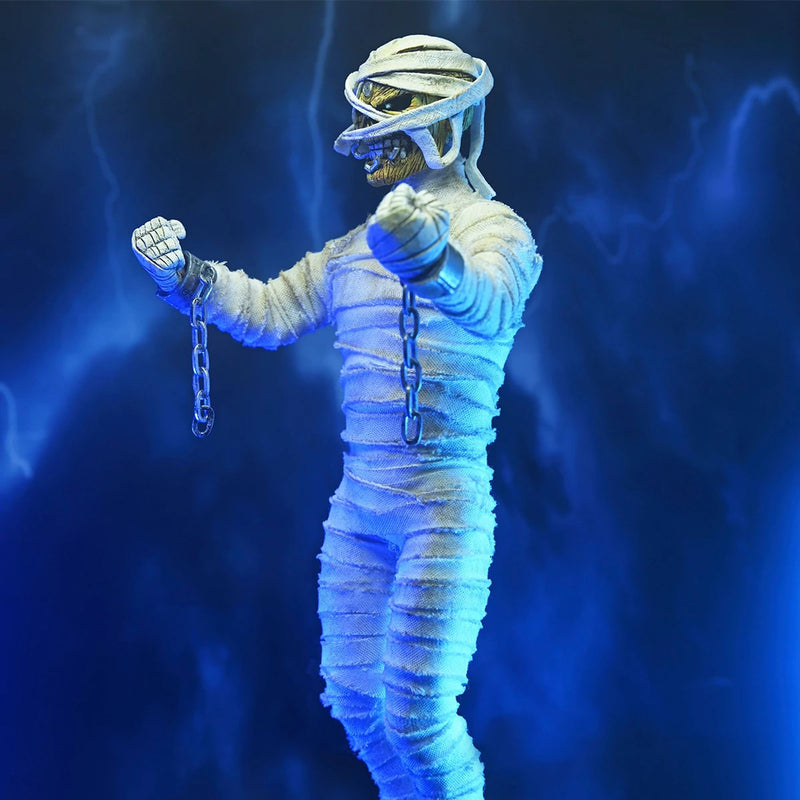 IRON MAIDEN - 8” CLOTHED FIGURE - IRON MAIDEN "MUMMY " EDDIE