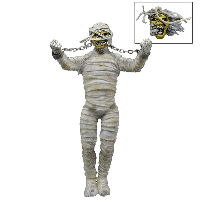 IRON MAIDEN - 8” CLOTHED FIGURE - IRON MAIDEN "MUMMY " EDDIE