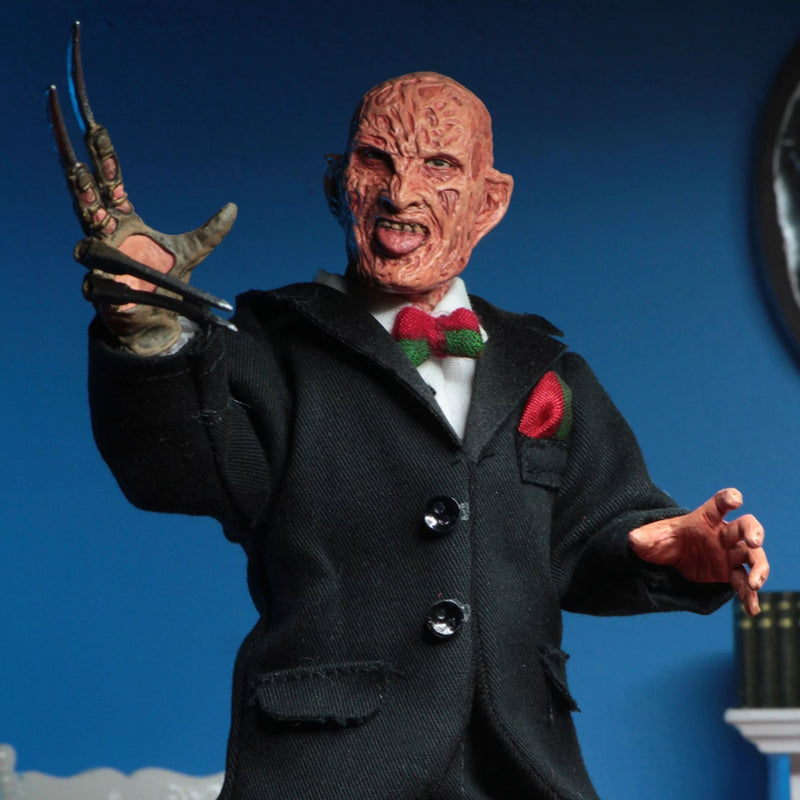 NIGHTMARE ON ELM STREET - 8” CLOTHED FIGURE - TUXEDO FREDDY