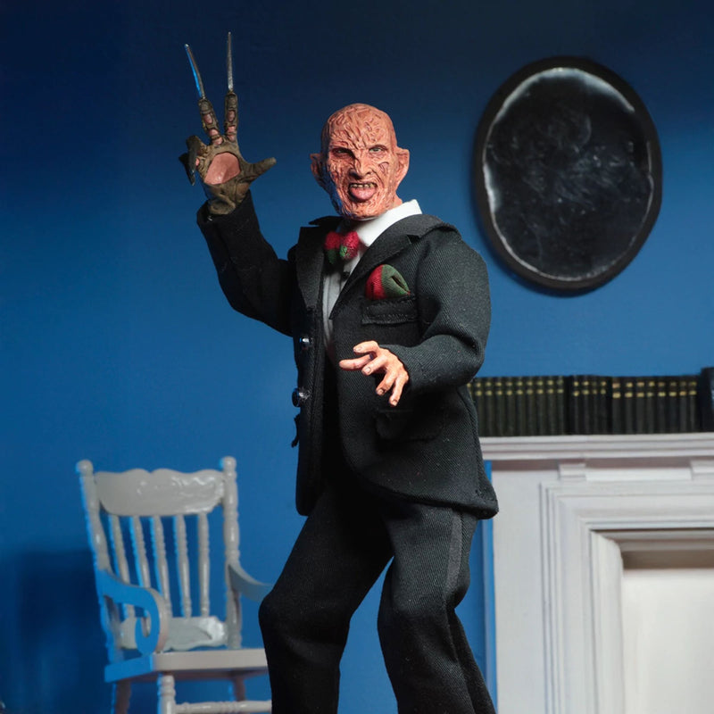 NIGHTMARE ON ELM STREET - 8” CLOTHED FIGURE - TUXEDO FREDDY