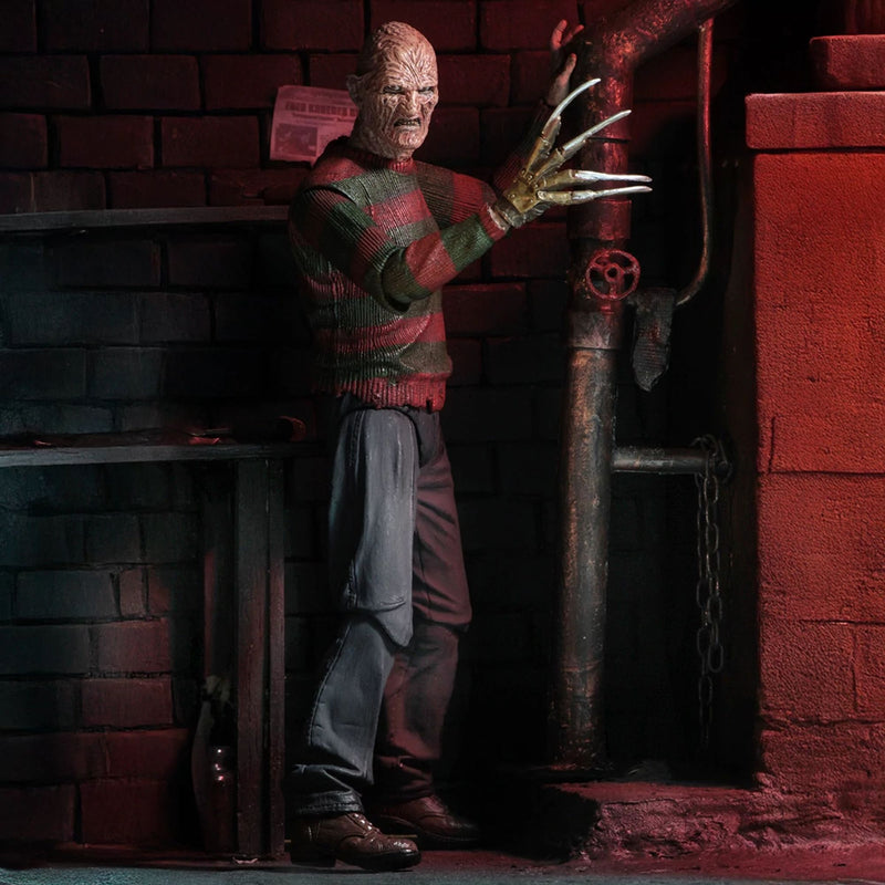 NIGHTMARE ON ELM STREET - 7” ACTION FIGURE - ULTIMATE PART 2 FREDDY