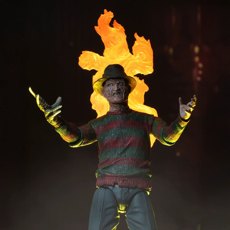 NIGHTMARE ON ELM STREET - 7” ACTION FIGURE - ULTIMATE PART 2 FREDDY