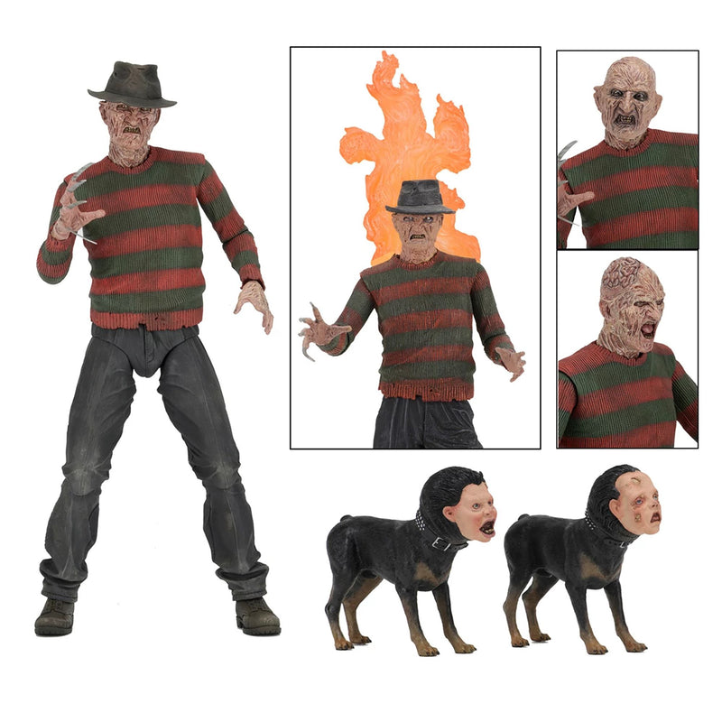 NIGHTMARE ON ELM STREET - 7” ACTION FIGURE - ULTIMATE PART 2 FREDDY