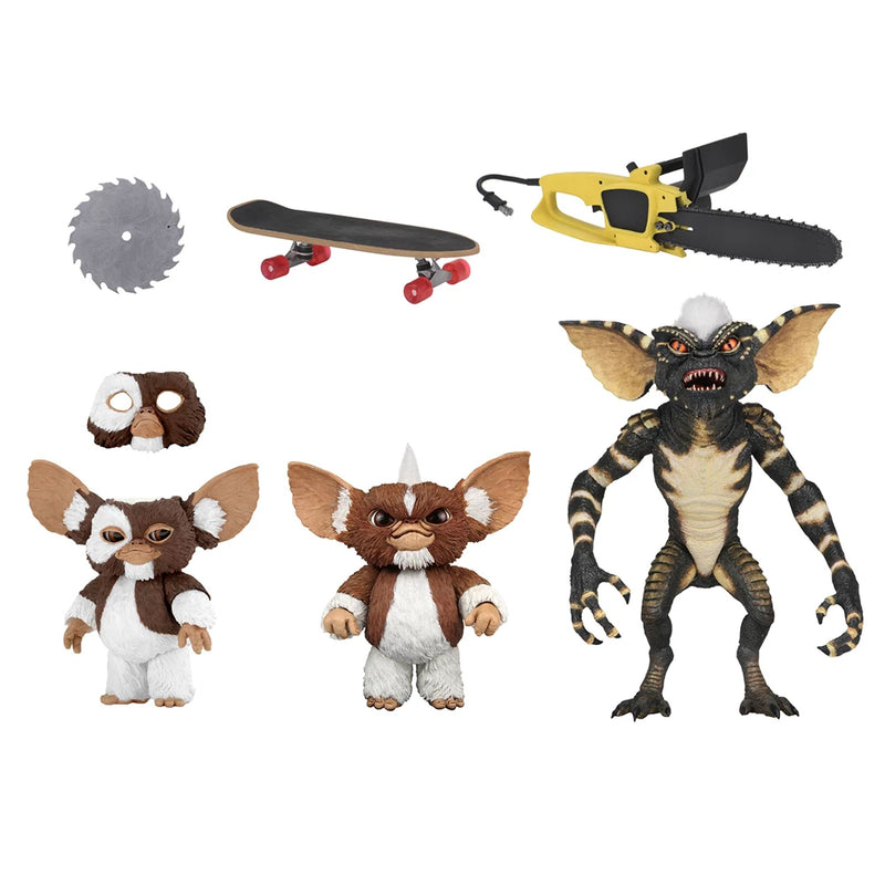 GREMLINS - 7” SCALE ACTION FIGURES - “EVOLUTION OF A GREMLIN” 40TH ANNIVERSARY BOX SET