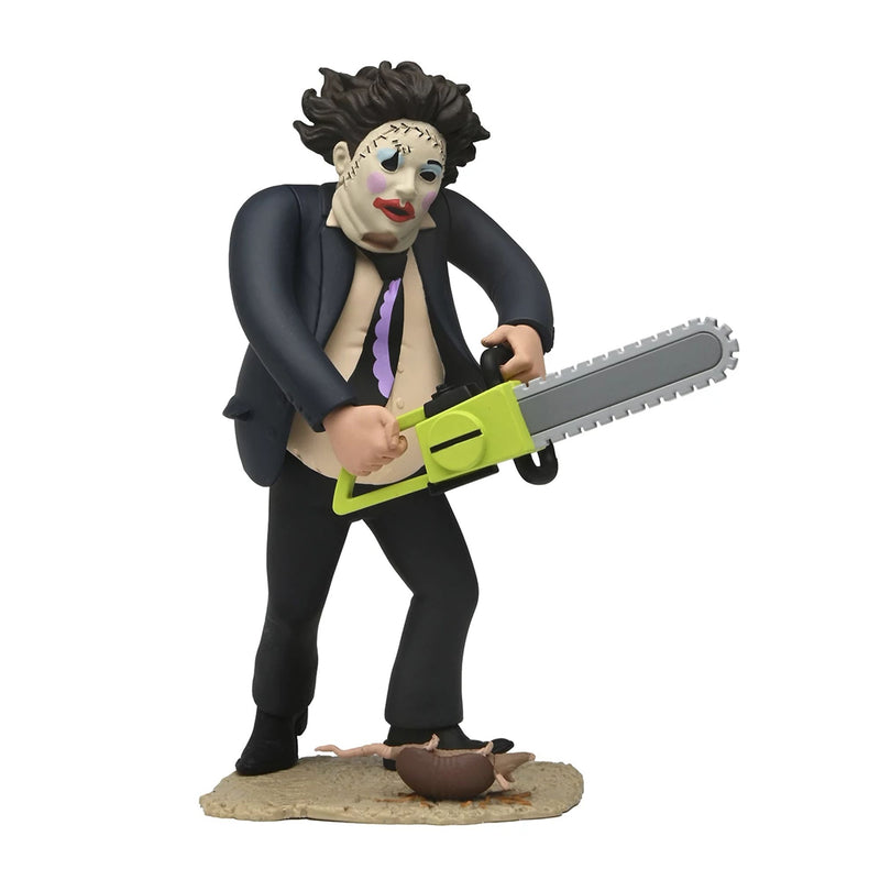 TEXAS CHAINSAW MASSACRE - 6" SCALE ACTION FIGURE - TOONY TERRORS PRETTY WOMAN LEATHERFACE