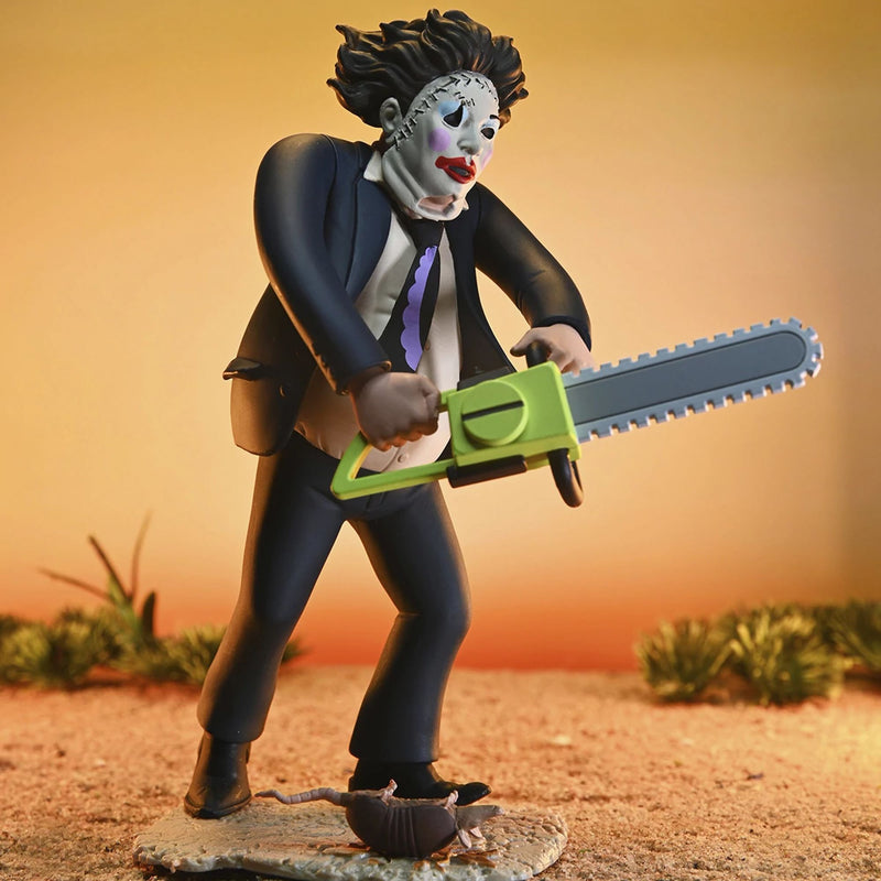 TEXAS CHAINSAW MASSACRE - 6" SCALE ACTION FIGURE - TOONY TERRORS PRETTY WOMAN LEATHERFACE