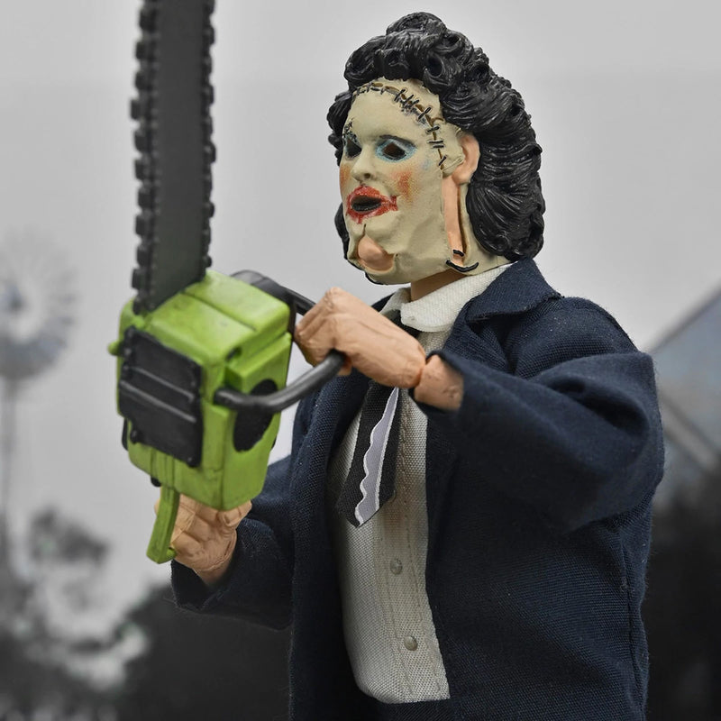 TEXAS CHAINSAW MASSACRE - 8" CLOTHED ACTION FIGURE - 50TH ANNIVERSARY LEATHERFACE (PRETTY WOMAN MASK