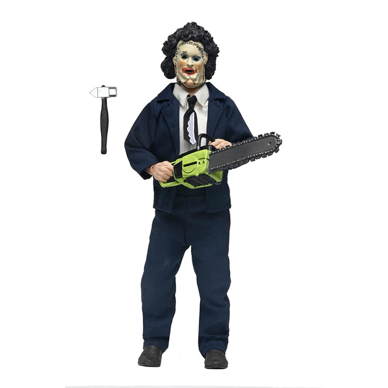 TEXAS CHAINSAW MASSACRE - 8" CLOTHED ACTION FIGURE - 50TH ANNIVERSARY LEATHERFACE (PRETTY WOMAN MASK