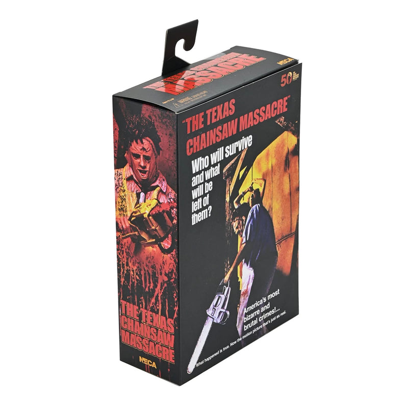 TEXAS CHAINSAW MASSACRE - 7" SCALE ACTION FIGURE - 50TH ANNIVERSARY ULTIMATE LEATHERFACE