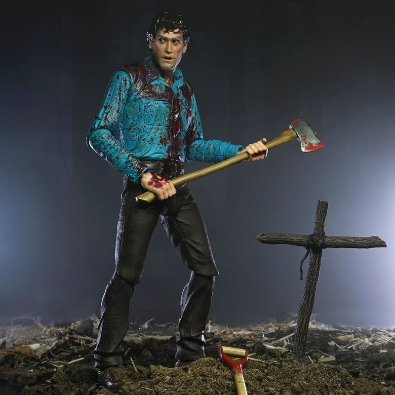 EVIL DEAD - 7” SCALE ACTION FIGURE - ULTIMATE BLOODY ASH & CHERYL WILLIAMS 2 PACK