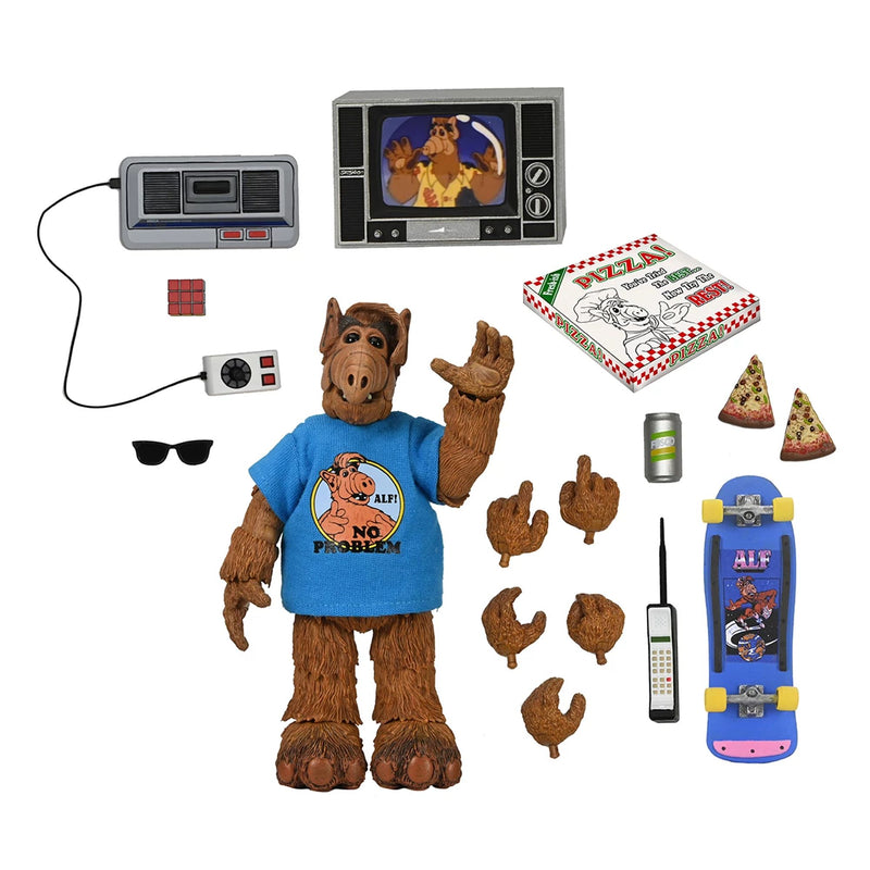 ALF - 7" SCALE ACTION FIGURE - ULTIMATE TOTALLY 80S ALF