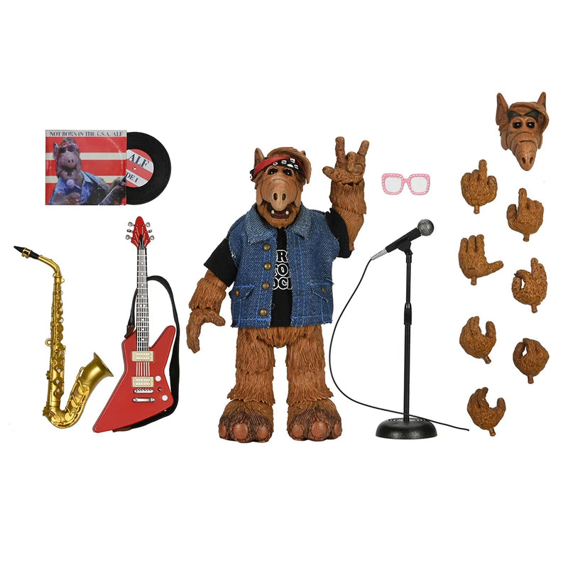 ALF – 7” SCALE ACTION FIGURE – ULTIMATE BORN TO ROCK ALF