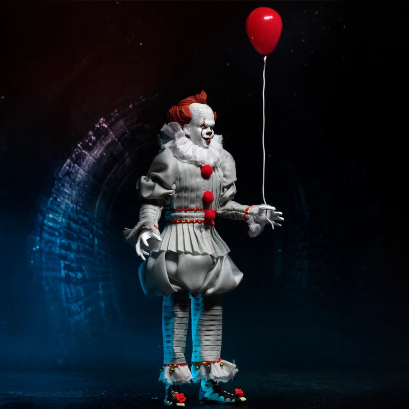 IT - 8" CLOTHED ACTION FIGURE - PENNYWISE (2017)