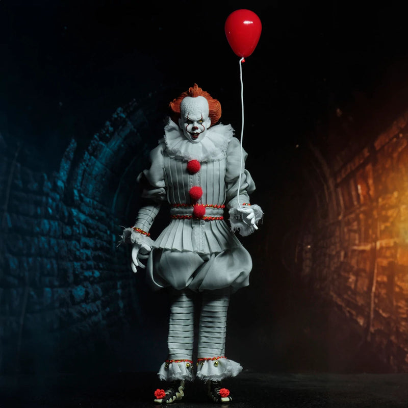 IT - 8" CLOTHED ACTION FIGURE - PENNYWISE (2017)