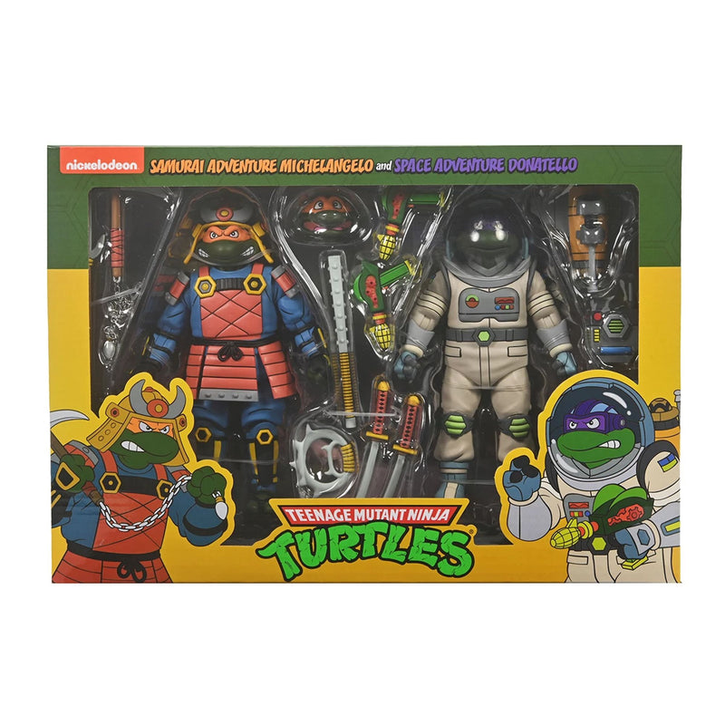 TEENAGE MUTANT NINJA TURTLES (CARTOON) – 7” SCALE ACTION FIGURES - SPACE ADVENTURE & SAMURAI TURTLES