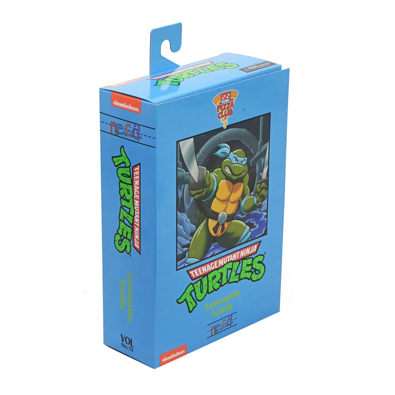 TEENAGE MUTANT NINJA TURTLES (CARTOON) – 7” SCALE ACTION FIGURE – ULTIMATE LEONARDO (VHS)