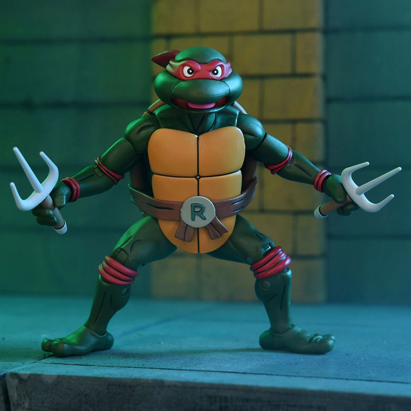 TEENAGE MUTANT NINJA TURTLES (CARTOON) – 7” SCALE ACTION FIGURE – ULTIMATE RAPHAEL (VHS)