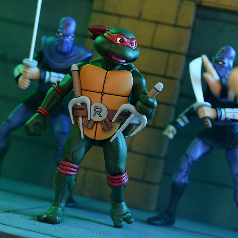 TEENAGE MUTANT NINJA TURTLES (CARTOON) – 7” SCALE ACTION FIGURE – ULTIMATE RAPHAEL (VHS)