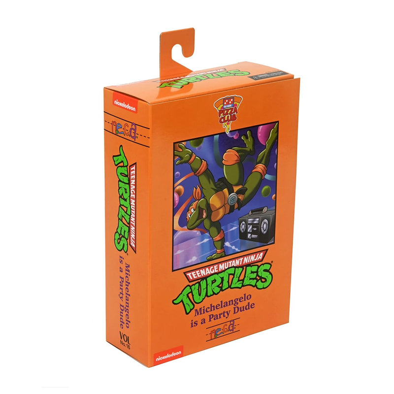 TEENAGE MUTANT NINJA TURTLES (CARTOON) – 7” SCALE ACTION FIGURE – ULTIMATE MICHELANGELO (VHS)