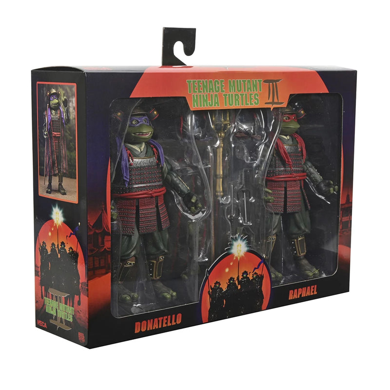 TEENAGE MUTANT NINJA TURTLES 3 (MOVIE) - TURTLES IN TIME - 7" SCALE ACTION FIGURES - DONATELLO & RAP