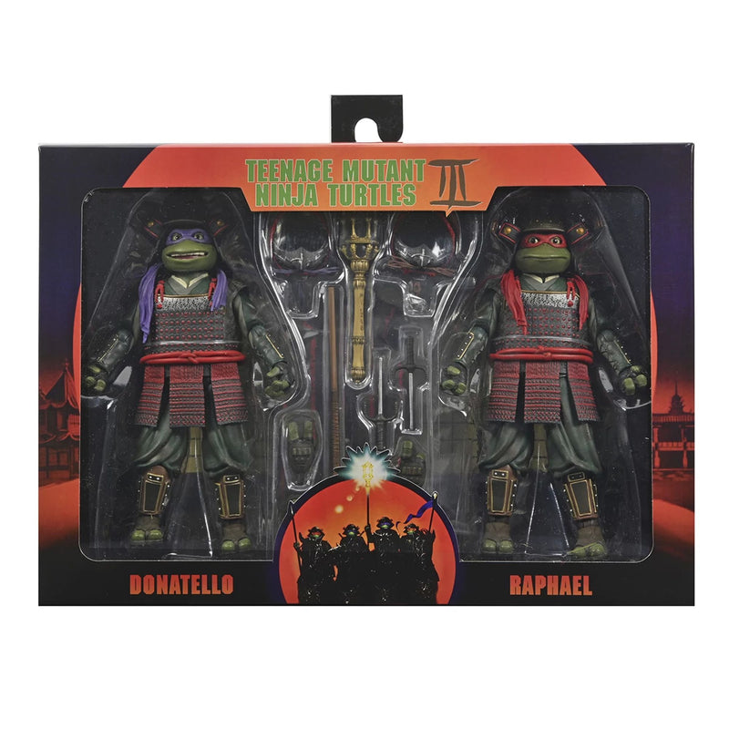 TEENAGE MUTANT NINJA TURTLES 3 (MOVIE) - TURTLES IN TIME - 7" SCALE ACTION FIGURES - DONATELLO & RAP