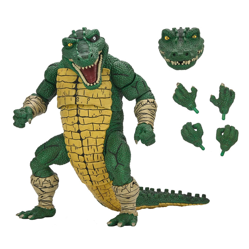 TEENAGE MUTANT NINJA TURTLES (MIRAGE COMICS) - 7" SCALE ACTION FIGURE - LEATHERHEAD DELUXE FIGURE