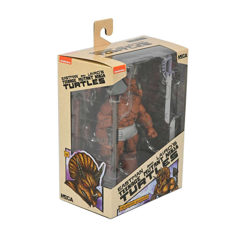 TEENAGE MUTANT NINJA TURTLES (MIRAGE COMICS) - 7" SCALE ACTION FIGURE - TRICERATON GLADIATOR