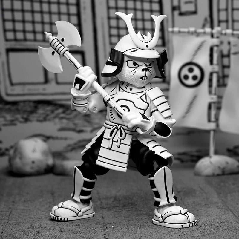 USAGI YOJIMBO – 7” SCALE ACTION FIGURE – SAMURAI USAGI YOJIMBO BLACK & WHITE FIGURE