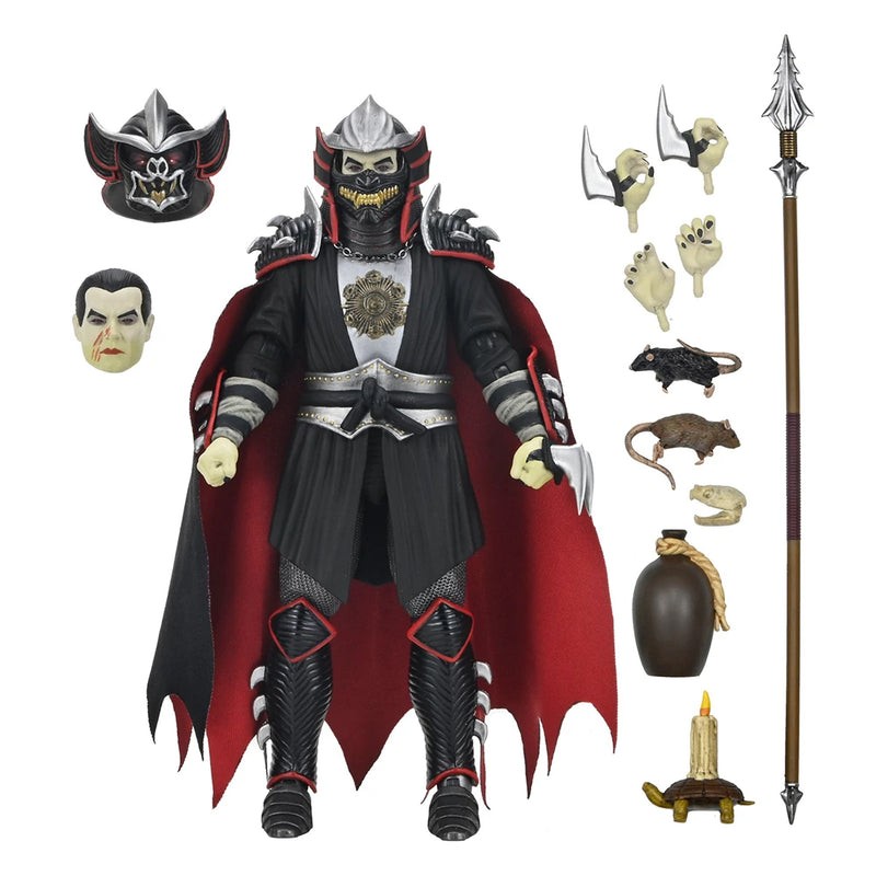 TEENAGE MUTANT NINJA TURTLES X UNIVERSAL MONSTERS - 7” SCALE ACTION FIGURE - SHREDDER AS DRACULA (CL