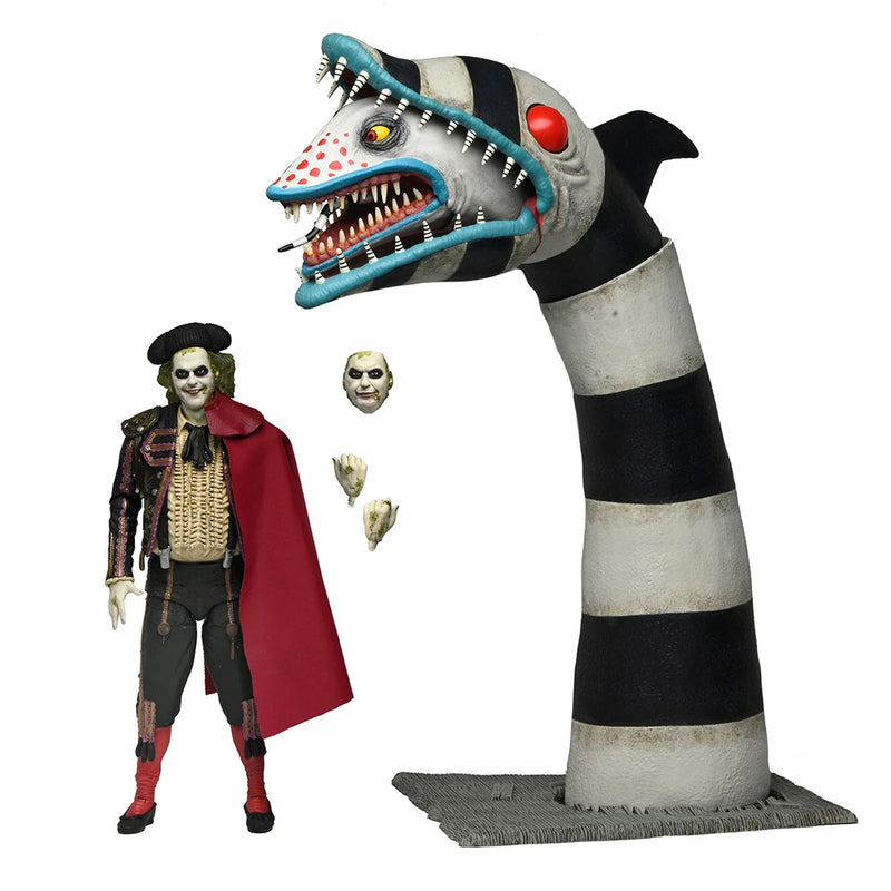 BEETLEJUICE BEETLEJUICE - 7" SCALE ACTION FIGURE - ULTIMATE "MATADOR" BEETLEJUICE AND SANDWORM 2 PK