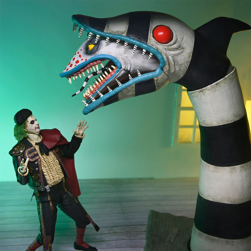 BEETLEJUICE BEETLEJUICE - 7" SCALE ACTION FIGURE - ULTIMATE "MATADOR" BEETLEJUICE AND SANDWORM 2 PK