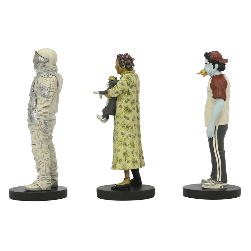 BEETLEJUICE BEETLEJUICE – 3" SET - "WAITING ROOM SET 2" (CAT LADY, SPACE MAN, HOT DOG CHAMPION)