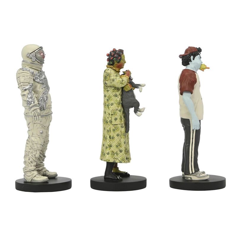 BEETLEJUICE BEETLEJUICE – 3" SET - "WAITING ROOM SET 2" (CAT LADY, SPACE MAN, HOT DOG CHAMPION)