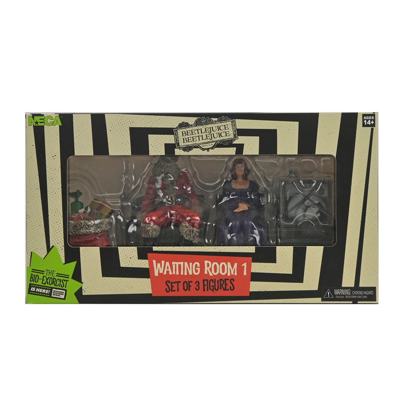 BEETLEJUICE BEETLEJUICE – 3" SET - "WAITING ROOM SET 1" (DELIA, ESCAPE ARTIST, MUMMIFIED SANTA)