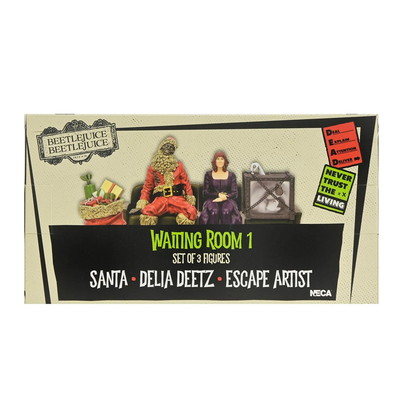 BEETLEJUICE BEETLEJUICE – 3" SET - "WAITING ROOM SET 1" (DELIA, ESCAPE ARTIST, MUMMIFIED SANTA)