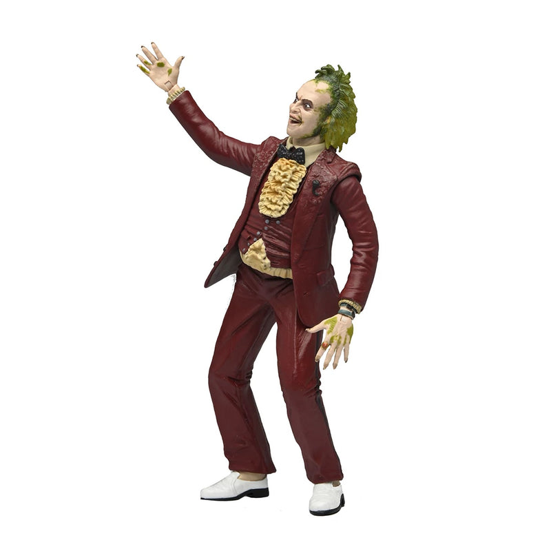 BEETLEJUICE (1988) - 7" SCALE ACTION FIGURE – RED TUXEDO BEETLEJUICE IN BLISTER PACKAGING