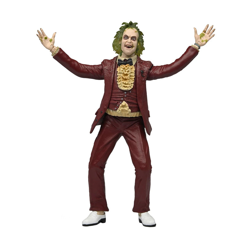 BEETLEJUICE (1988) - 7" SCALE ACTION FIGURE – RED TUXEDO BEETLEJUICE IN BLISTER PACKAGING