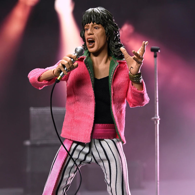 THE ROLLING STONES - 8” CLOTHED ACTION FIGURE – MICK JAGGER (1975) FIGURE