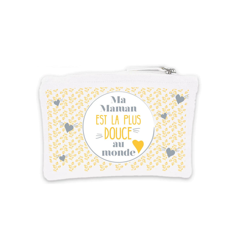 Pochette Coton Maman la Plus Douce - Petits Messages