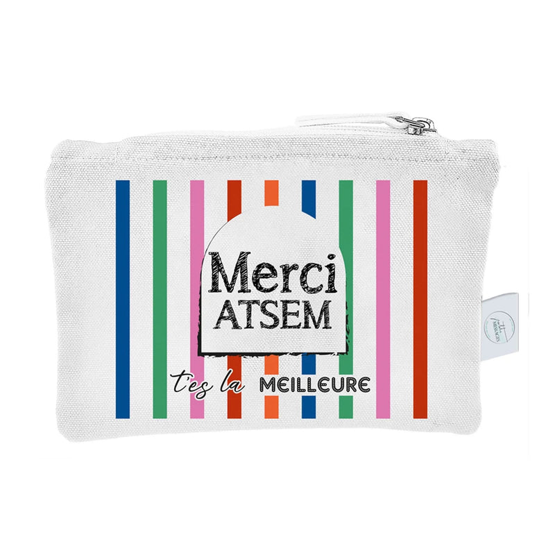 Pochette Coton Merci ATSEM - Petits Messages
