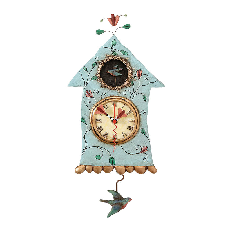 Horloge Maison Oiseau - Allen Designs