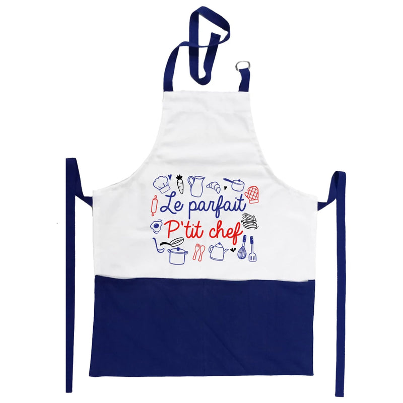 Tablier Enfant bleu Parfait P&