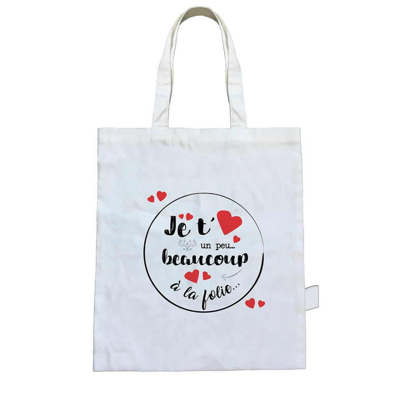 Tote Bag Coton A la Folie - Petits Messages