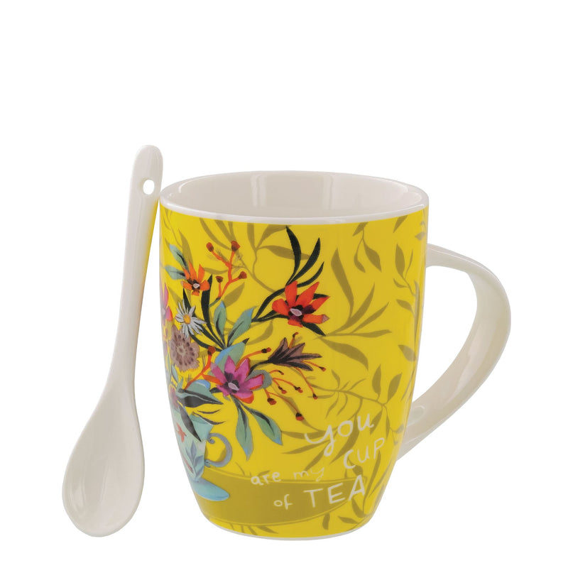 Mug avec cuillère Tasse de thé - Allen Designs