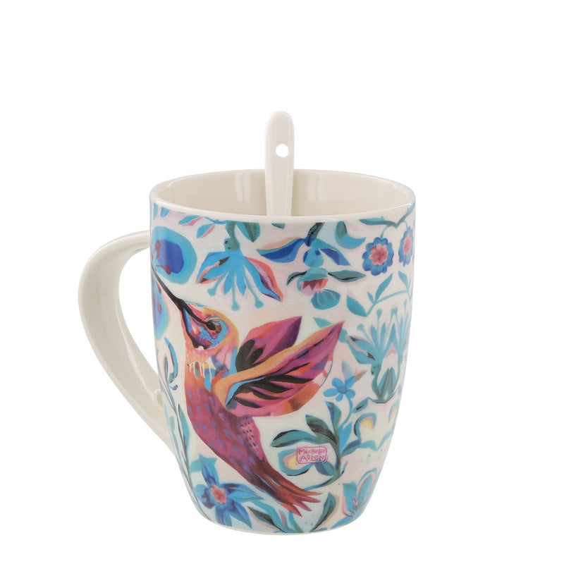 Mug avec cuillère Colibri - Allen Designs