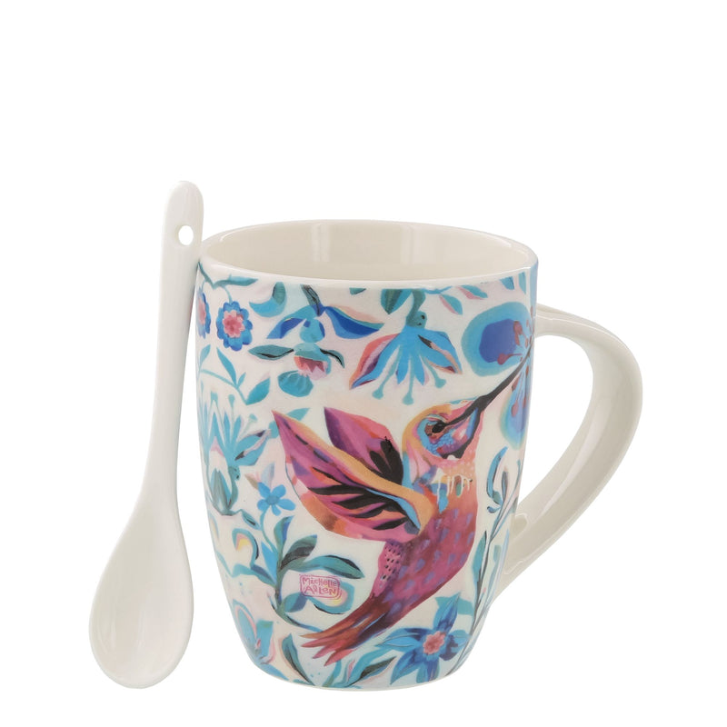 Mug avec cuillère Colibri - Allen Designs