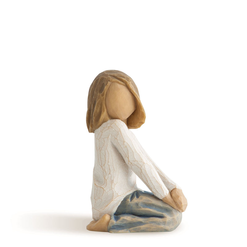 Figurine Enfant joyeux - Willow Tree - <i>Épanoui par votre amour et votre affection</i>