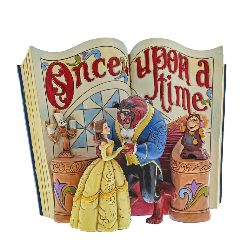 Figurine Storybook Il était une fois La Belle et la Bête - Disney Traditions
